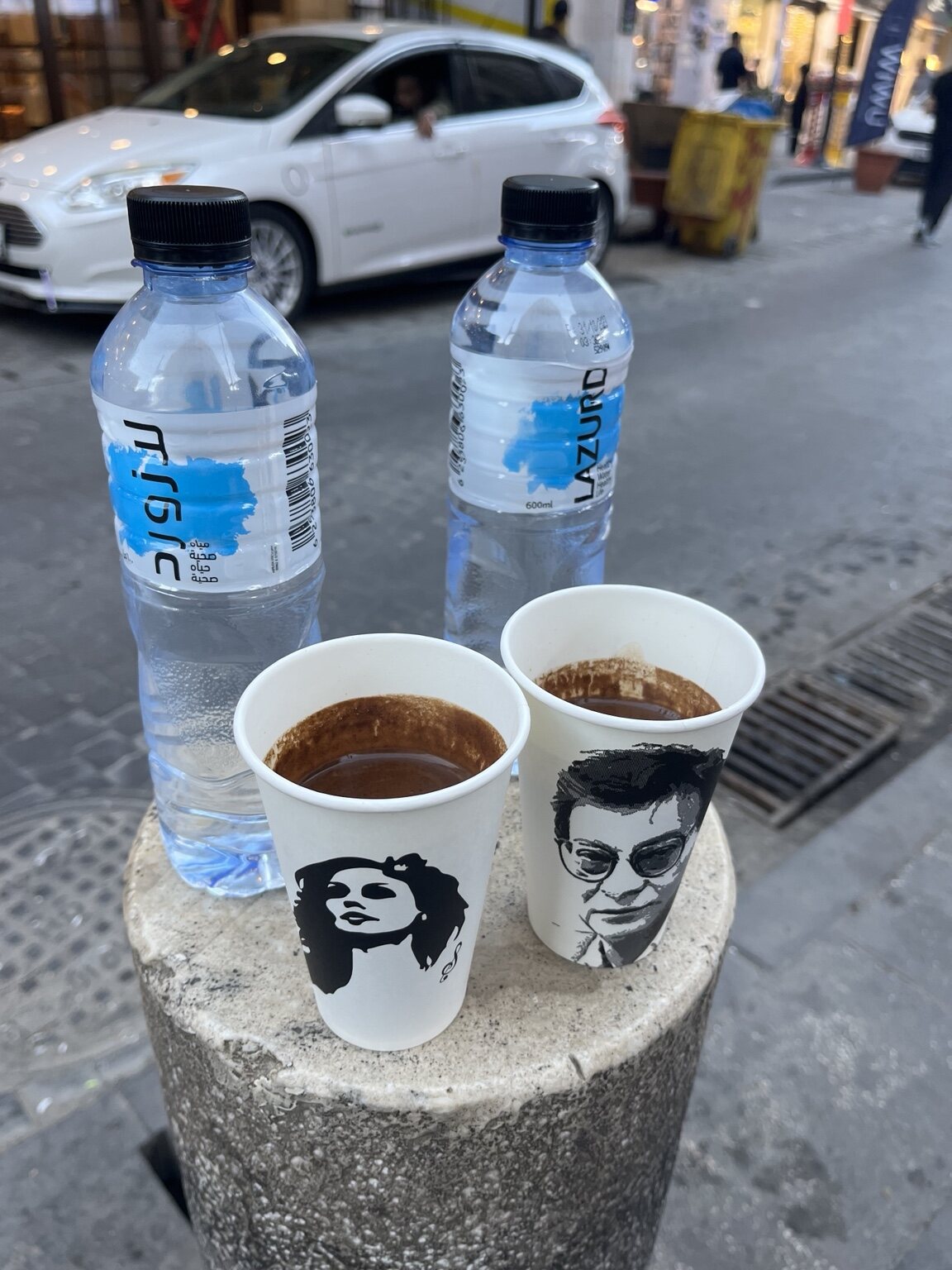 Coffee during the Jordan journey