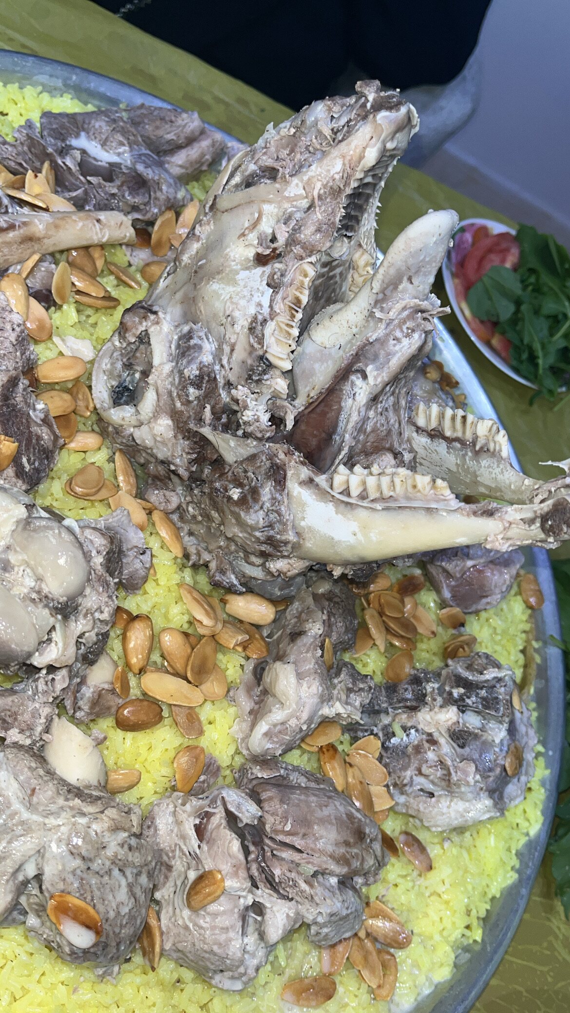 A traditional Jordanian meal