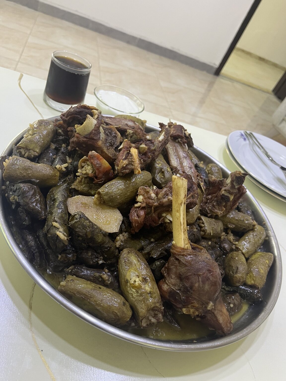 A shared meal in Jordan