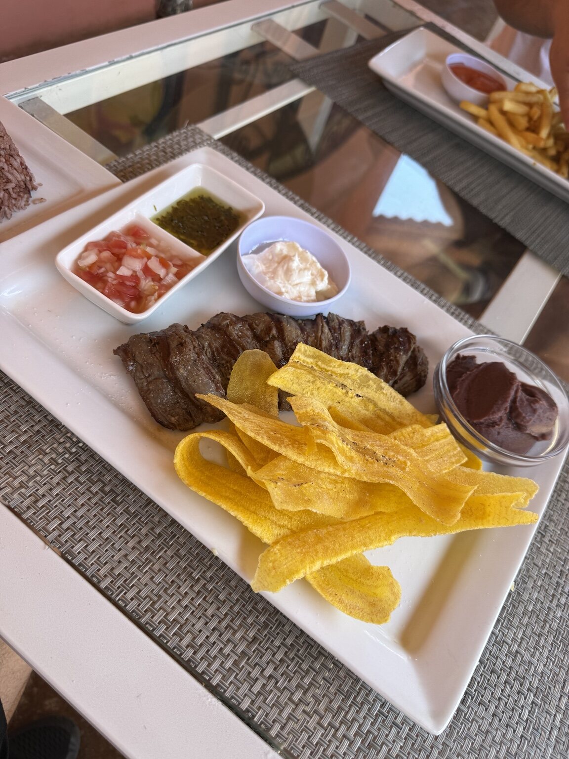 A shared plate during the Nicaragua journey